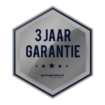 3 jaar garantie en ondersteuning 