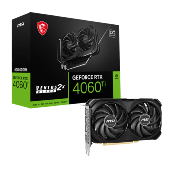 MSI GeForce RTX 4060 Ti Ventus 2X 8G OCV1 LHR