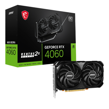 MSI GeForce RTX 4060 Ventus 2X Black 8G OC 