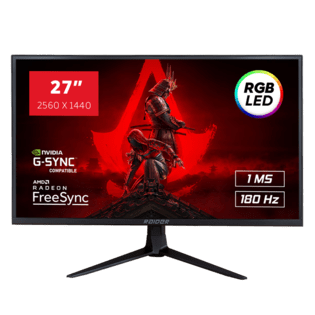 27" RAIDER-180Hz QHD ULTRA Gaming