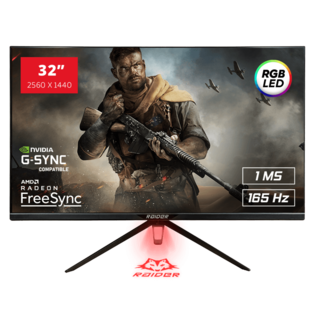 32" RAIDER 165Hz QHD ULTRA GAMING