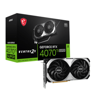 MSI GeForce RTX 4070 Ti SUPER 16G VENTUS 2X OC