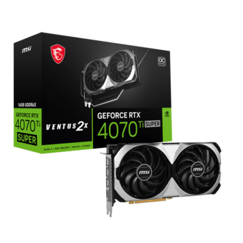 MSI GeForce RTX 4070 Ti SUPER 16G VENTUS 2X OC