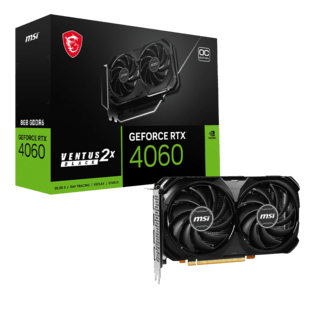 MSI GeForce RTX 4060 Ventus 2X Black 8G OC 